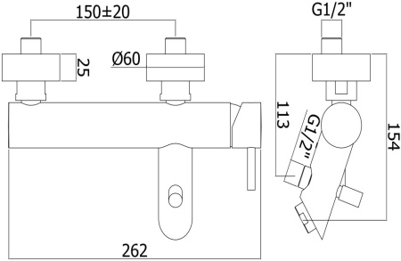 Смеситель Paffoni Light LIG026CR