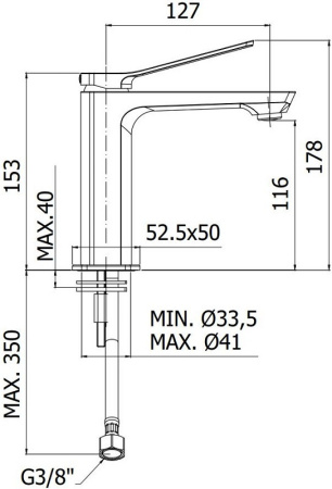 Смеситель Paffoni Tilt TI071NO