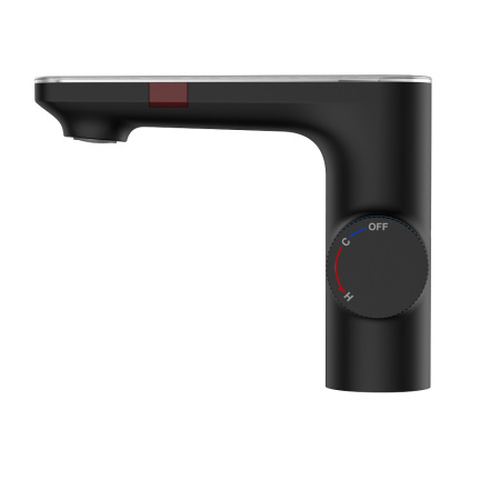 Смеситель для раковины Berges MORANS сенсорный, черный матовый(076002)