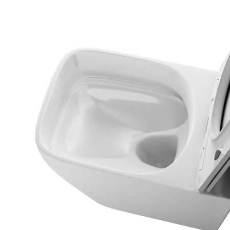 Унитаз Grossman Thin Rim GR-5603S (520х365х345) тонкий ободок,белый с тонкой крышкой,микролифт,1 место