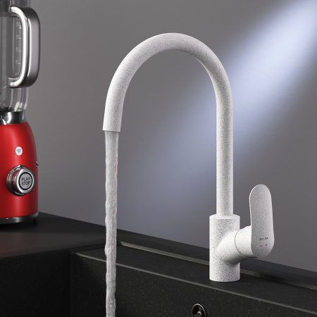 Смеситель для кухонной мойки AM.PM Like F8007133 Белый Смеситель для кухонной мойки AM.PM Like F8007133 Белый