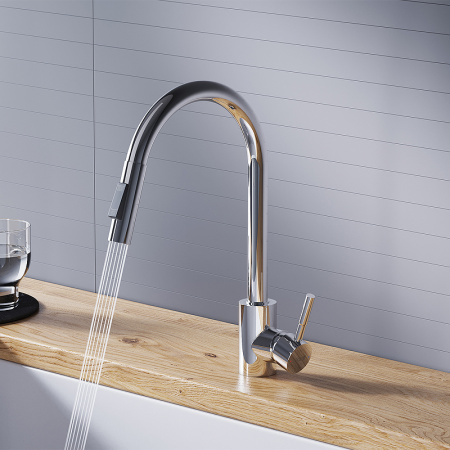 Смеситель для кухонной мойки Dorff Logic D3007500 Хром