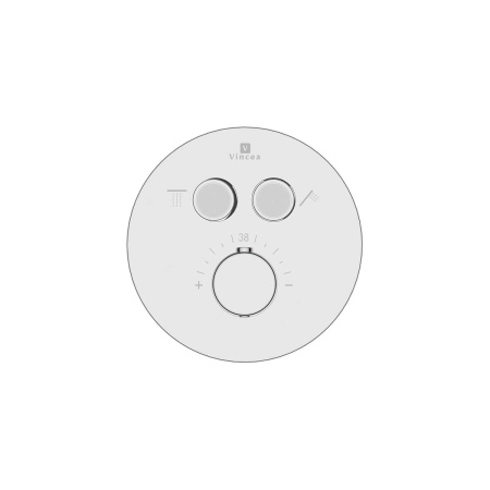 Душевой гарнитур Vincea Inspire VSFW-3I22MT2RCH встраиваемый, термостатический, двухрежимный, хром