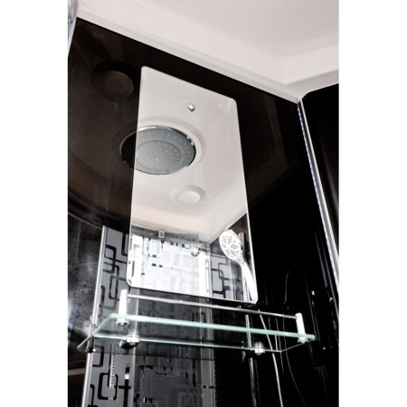 Душевая кабина DTO BM 1590 LED+GM BLACK 90x90 с гидромассажем Душевая кабина DTO BM 1590 LED+GM BLACK 90x90 с гидромассажем