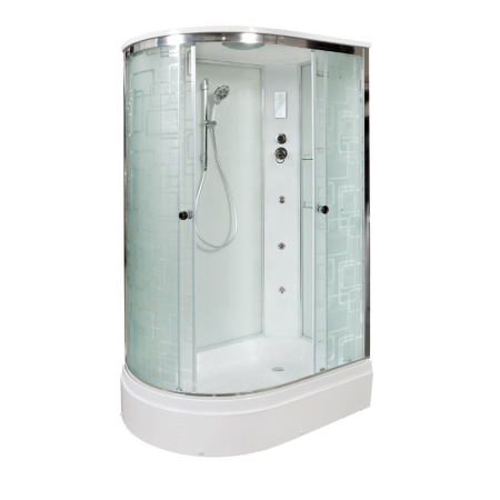Душевая кабина DTO EM 2712 R с гм. и эл. 120x80