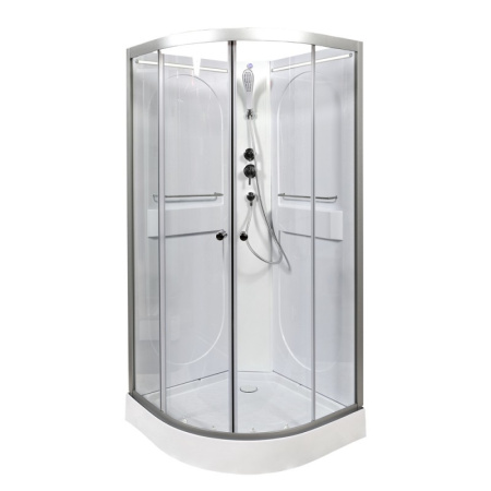 Душевая кабина DTO L 608 N LED 80x80 с подсветкой
