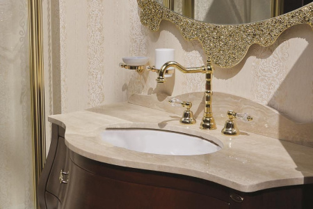 Смеситель Cezares Diamond DIAMOND-BLS2-03/24-Sw с донным клапаном