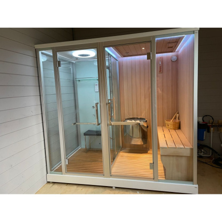 Душевая кабина с сауной Frank F-918 R 180x130