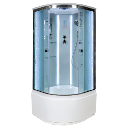 Душевая кабина DTO EM 4580 LED стандартная 80х80