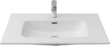 Раковина Aquanet Flat 80 белая матовая Раковина Aquanet Flat 80 белая матовая