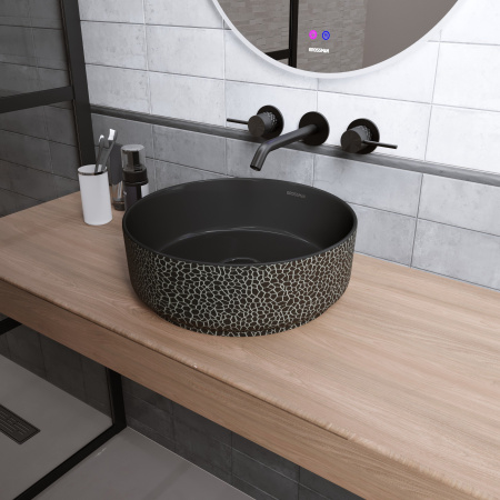 Раковина Grossman GR-5010BBL (355*355*115) ЧЕРНАЯ Раковина Grossman GR-5010BBL (355*355*115) ЧЕРНАЯ