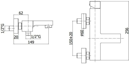 Смеситель Paffoni Elle EL022NO Смеситель Paffoni Elle EL022NO