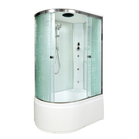Душевая кабина DTO EM 4511 R с гидромассажем 110х80
