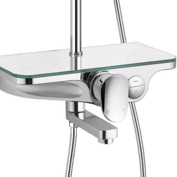 Душевая система WeltWasser WW DP 1020 CR 10000003184 Хром