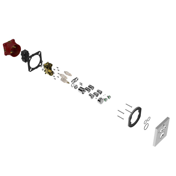 Смеситель для душа Vincea VSCV-321T-MCH двухфункциональный, термостатический, хром