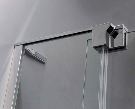 Душевой уголок Cezares Slider 80x80 SLIDER-A-2-70/80-GRIGIO-Cr профиль Хром стекло серое без поддона