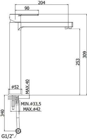 Смеситель Paffoni Ringo RIN081NO