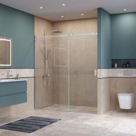 Душевая дверь в нишу BelBagno SOFT_CLOSE-2-BF-1-180-C-Cr