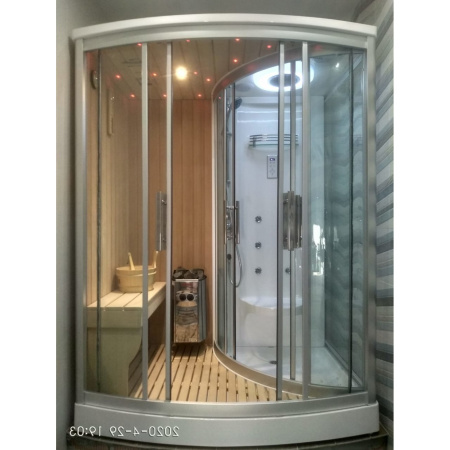 Душевая кабина с сауной Frank F-917 L 170x112