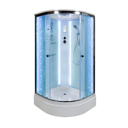 Душевая кабина DTO EM 2710 LED 100x100 Душевая кабина DTO EM 2710 LED 100x100