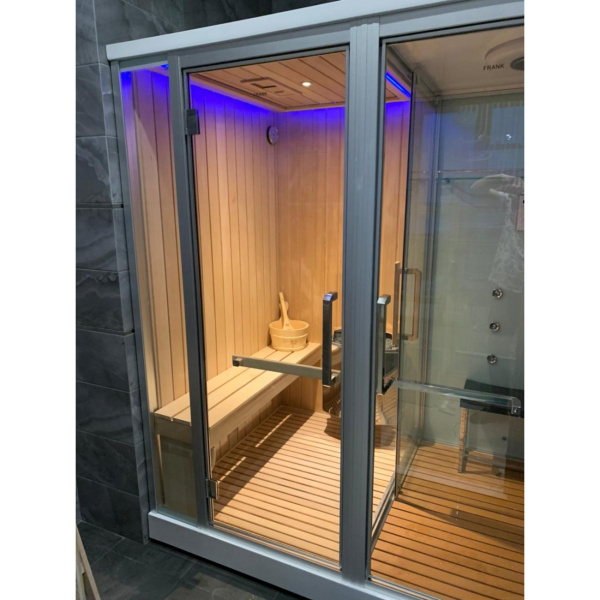 Душевая кабина с сауной Frank F-918 L 180x130 Душевая кабина с сауной Frank F-918 L 180x130