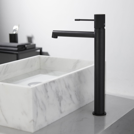 Смеситель для раковины Vincea Desire VBF-1D2MB однорычажный, черный