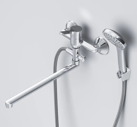 Смеситель для ванны AM.PM X-Joy F85B90100 универсальный Хром