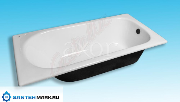 Чугунная ванна Castalia 140х70