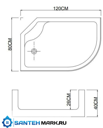 Душевая кабина Taliente TA-12080GR
120x80, прозрачное стекло грейс, профиль матовый хром, правая Душевая кабина Taliente TA-12080GR
120x80, прозрачное стекло грейс, профиль матовый хром, правая