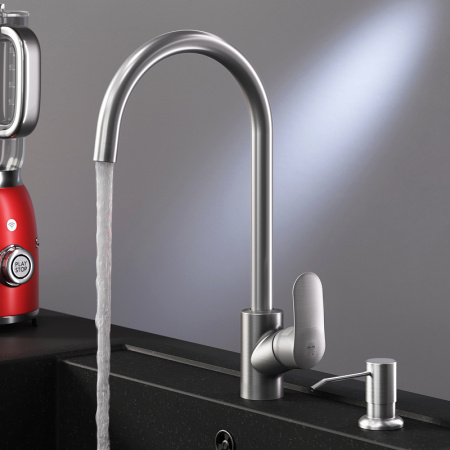 Смеситель для кухонной мойки AM.PM Like F8007D11 Сатин Смеситель для кухонной мойки AM.PM Like F8007D11 Сатин