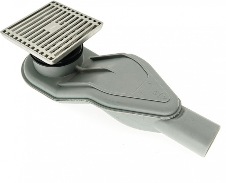 Трап для душа Esbano BOX 100*100 матовый хром