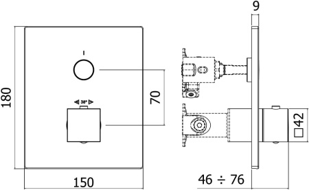 Смеситель Paffoni Compact Box CPT513NO