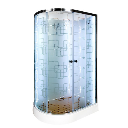 Душевая кабина DTO EM 1512 R N LED 120х80