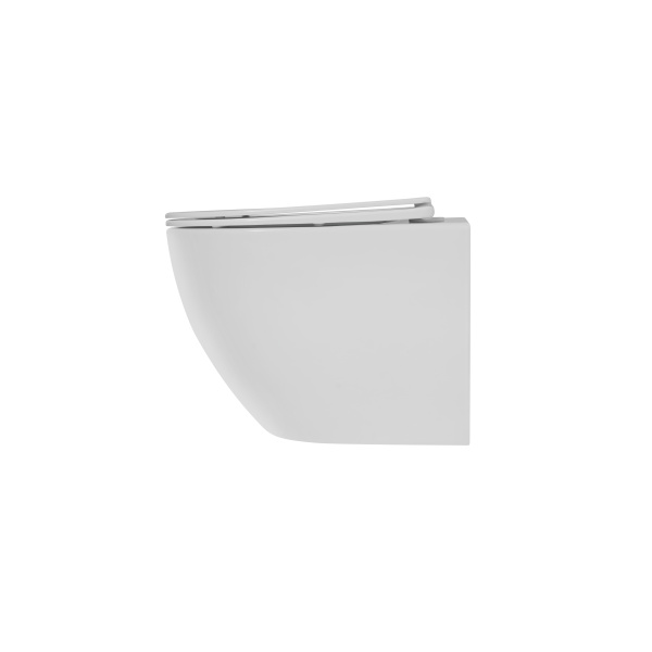 Унитаз Grossman Thin Rim GR-5601S (520х360х360) тонкий ободок,белый с тонкой крышкой,микролифт,1 место