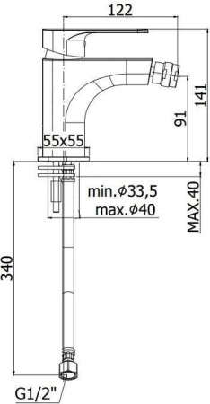 Смеситель Paffoni Sly SY131CR