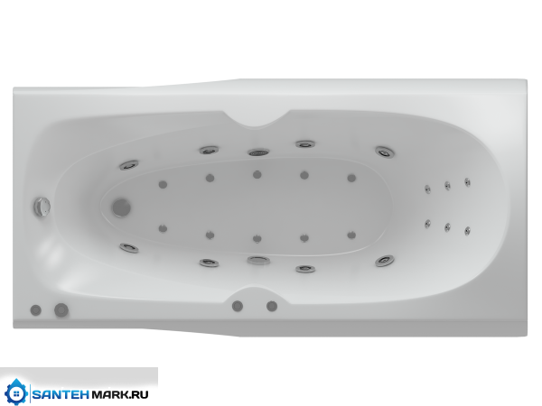 Акриловая ванна Акватек Европа HM Стандарт 180x80