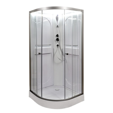 Душевая кабина DTO L 608 N LED 80x80 с подсветкой