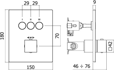Смеситель Paffoni Compact Box CPT519ST