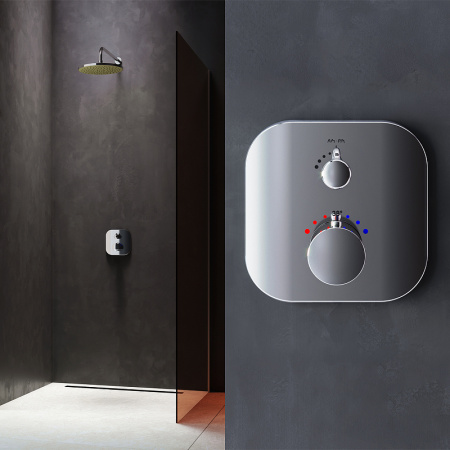 Смеситель для душа AM.PM Sensation F3075600 с термостатом Хром