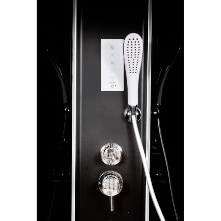 Душевая кабина DTO L 810 GM+EL BLACK 100x100 с гидромассажем и электрикой Душевая кабина DTO L 810 GM+EL BLACK 100x100 с гидромассажем и электрикой