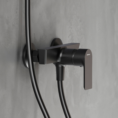 Смеситель для душа Damixa Apollo 472000300 Черный матовый Смеситель для душа Damixa Apollo 472000300 Черный матовый