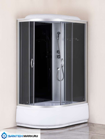 Душевая кабина Taliente TA-12080GL 120x80, прозрачное стекло грейс, профиль матовый хром, левая