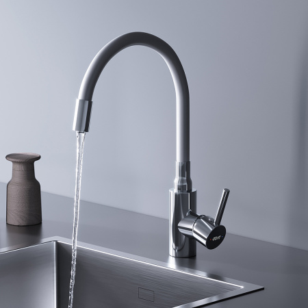 Смеситель для кухонной мойки Dorff Logic D3007633 Хром Белый Смеситель для кухонной мойки Dorff Logic D3007633 Хром Белый