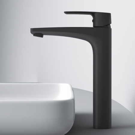 Смеситель для раковины AM.PM Gem F90A92022 Черный матовый Смеситель для раковины AM.PM Gem F90A92022 Черный матовый