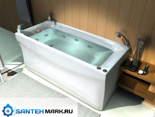 Акриловая ванна Акватек Альфа HM 170 Плоские 170x70
