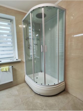 Душевая кабина Frank F412/1L White 120x80
