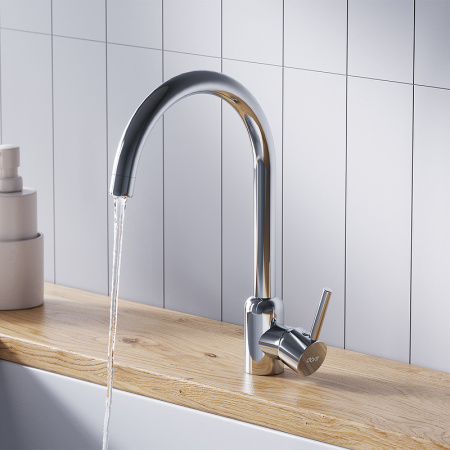 Смеситель для кухонной мойки Dorff Logic D3007000 Хром