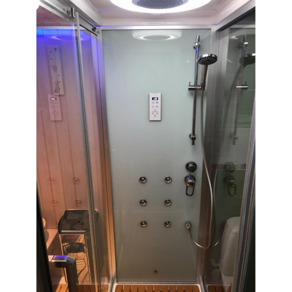 Душевая кабина с сауной Frank F-918 L 180x130 Душевая кабина с сауной Frank F-918 L 180x130