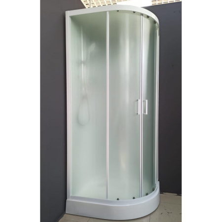 Душевая кабина Frank F418L White 100x80 без крыши Душевая кабина Frank F418L White 100x80 без крыши