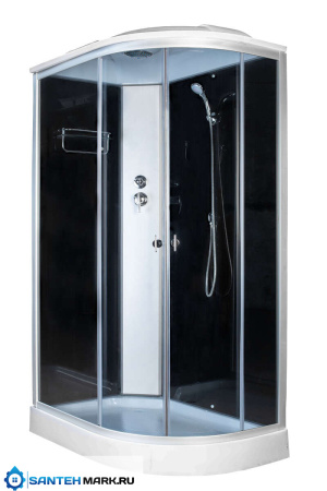 Душевая кабина Aquacubic 3126D L/R grey black 120х80